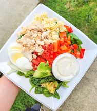 salad on a plate 2
