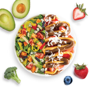 Saladworks Frutta Bowl Combined Bowl