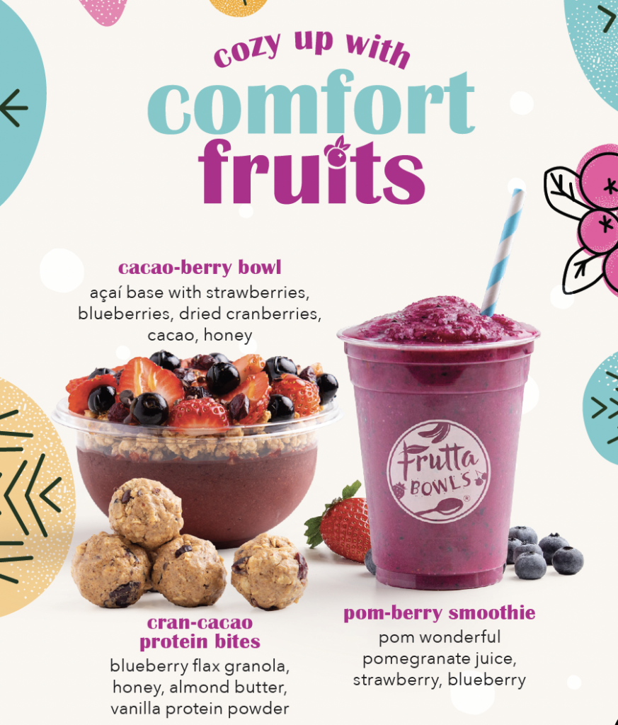 Comfort Fruits Menu Items